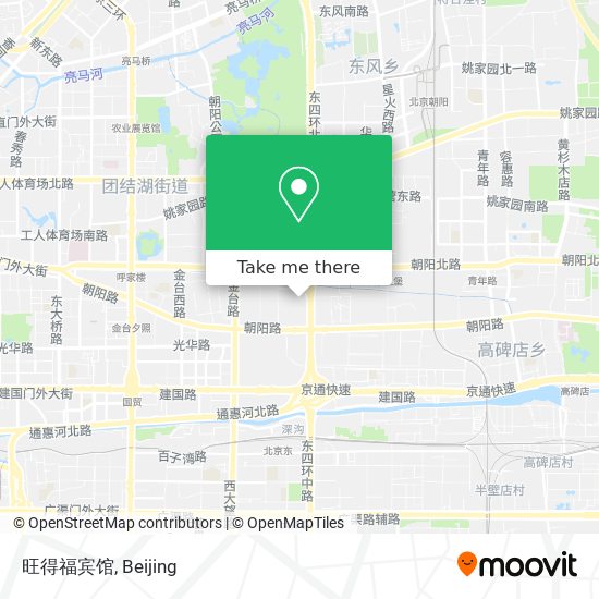 旺得福宾馆 map