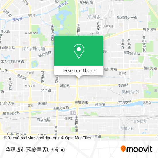 华联超市(延静里店) map