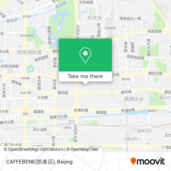 CAFFEBENE(凯泰店) map
