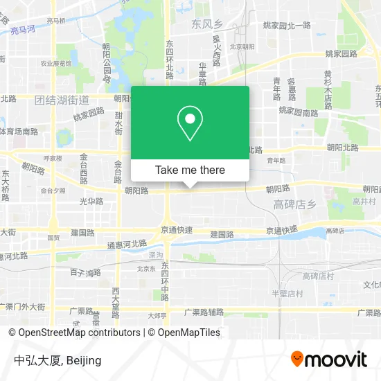中弘大厦 map