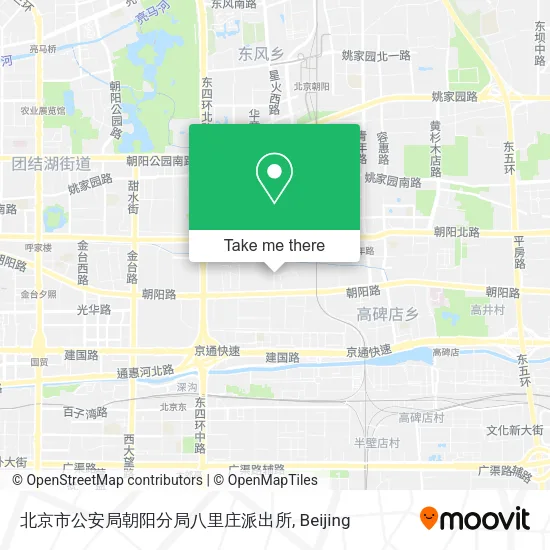 北京市公安局朝阳分局八里庄派出所 map
