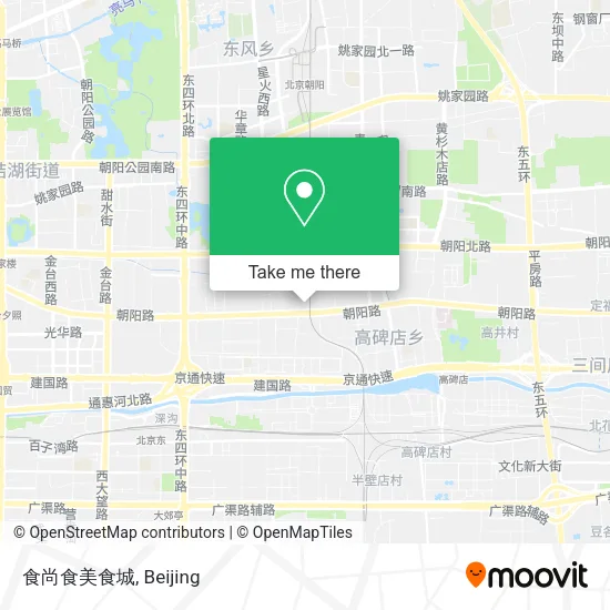 食尚食美食城 map
