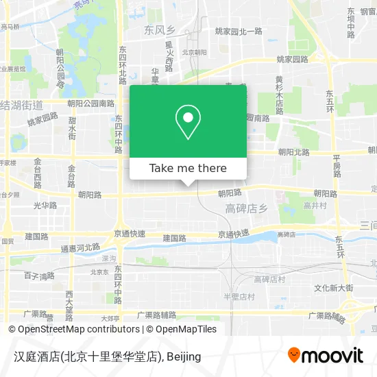 汉庭酒店(北京十里堡华堂店) map