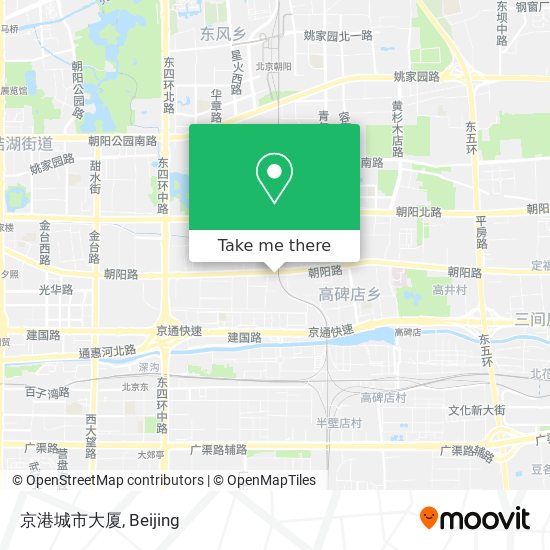 京港城市大厦 map
