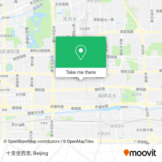 十里堡西里 map