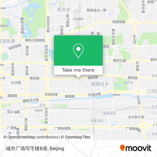 城市广场写字楼B座 map
