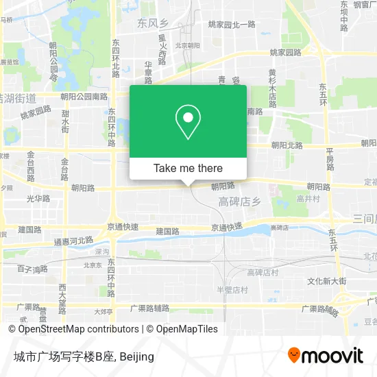 城市广场写字楼B座 map