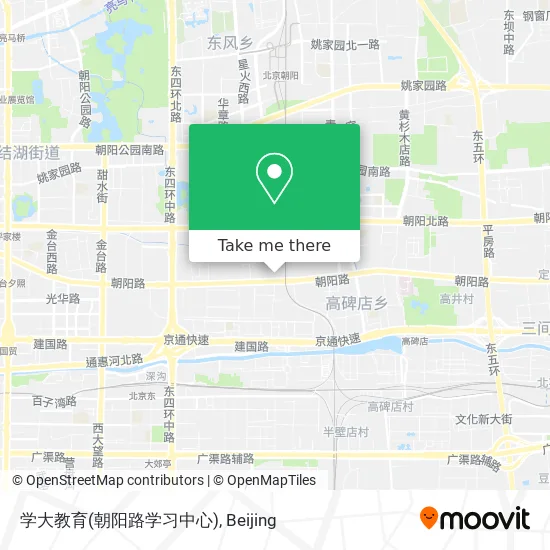 学大教育(朝阳路学习中心) map