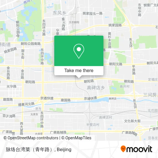 脉络台湾菜（青年路） map