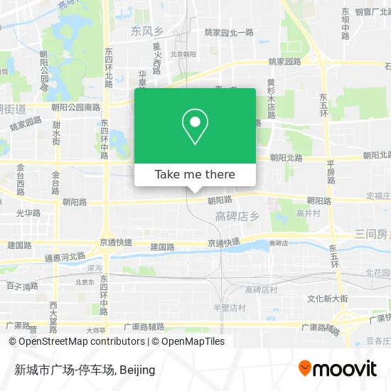 新城市广场-停车场 map