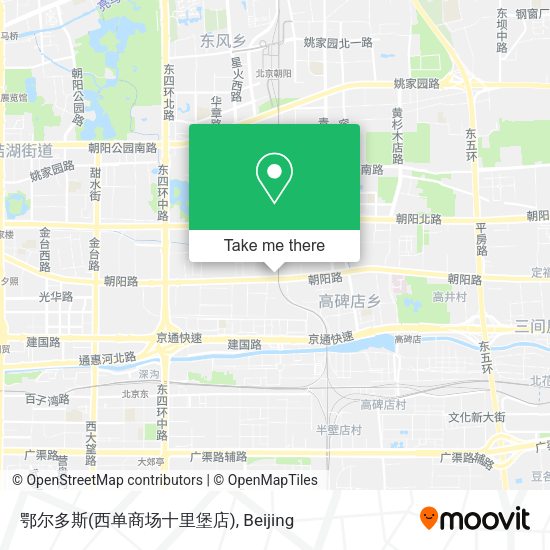 鄂尔多斯(西单商场十里堡店) map