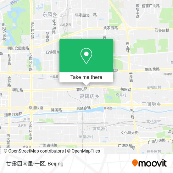 甘露园南里-一区 map