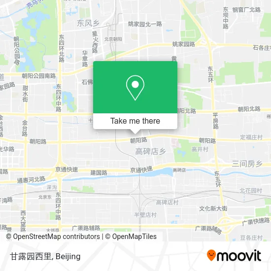 甘露园西里 map