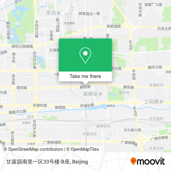 甘露园南里一区33号楼-B座 map