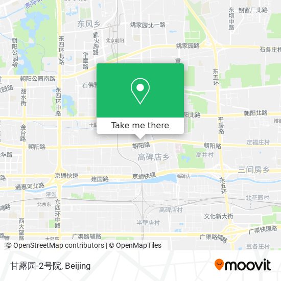 甘露园-2号院 map
