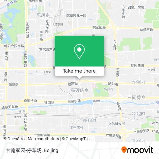 甘露家园-停车场 map