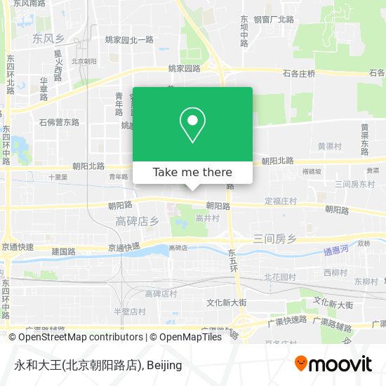 永和大王(北京朝阳路店) map