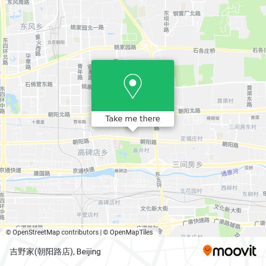 吉野家(朝阳路店) map