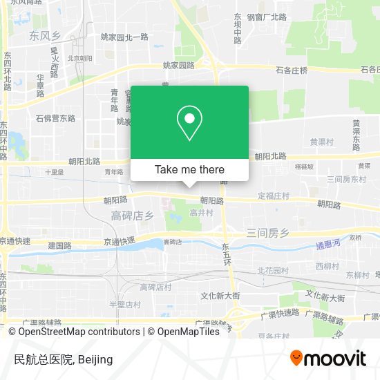 民航总医院 map