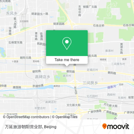 万延旅游朝阳营业部 map