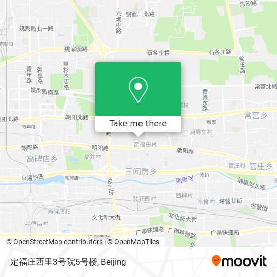 定福庄西里3号院5号楼 map
