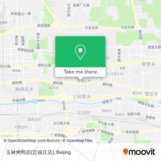 玉林烤鸭店(定福庄店) map