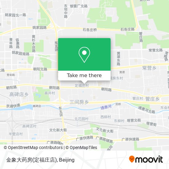金象大药房(定福庄店) map