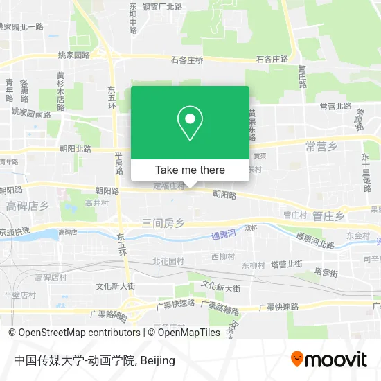 中国传媒大学-动画学院 map