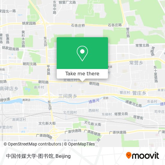 中国传媒大学-图书馆 map