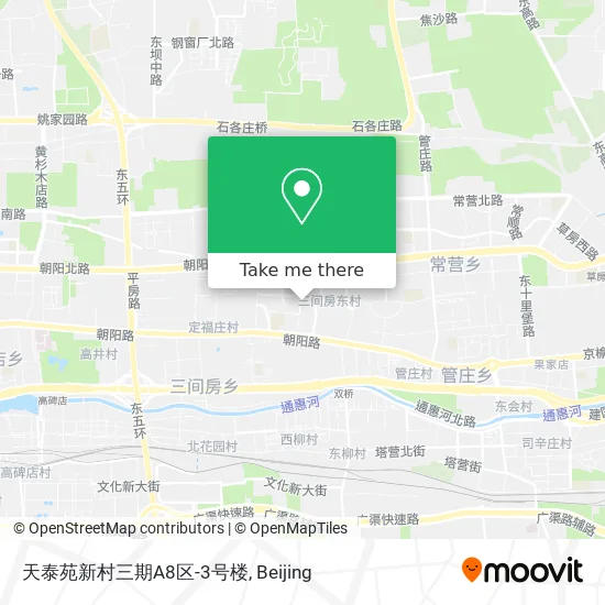 天泰苑新村三期A8区-3号楼 map