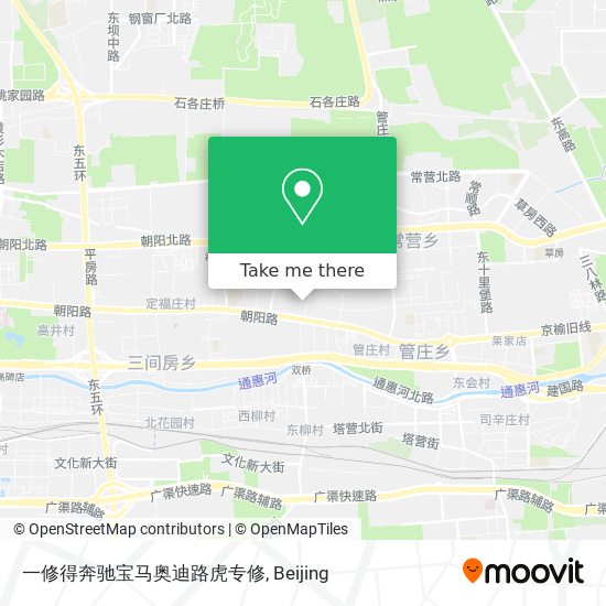 一修得奔驰宝马奥迪路虎专修 map