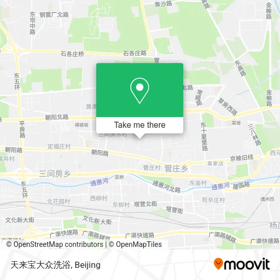 天来宝大众洗浴 map