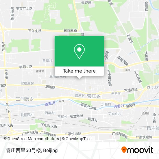 管庄西里60号楼 map