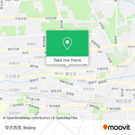 管庄西里 map