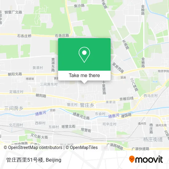 管庄西里51号楼 map