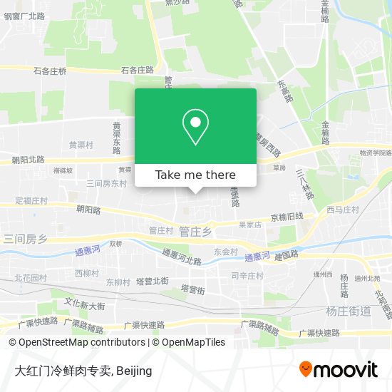 大红门冷鲜肉专卖 map