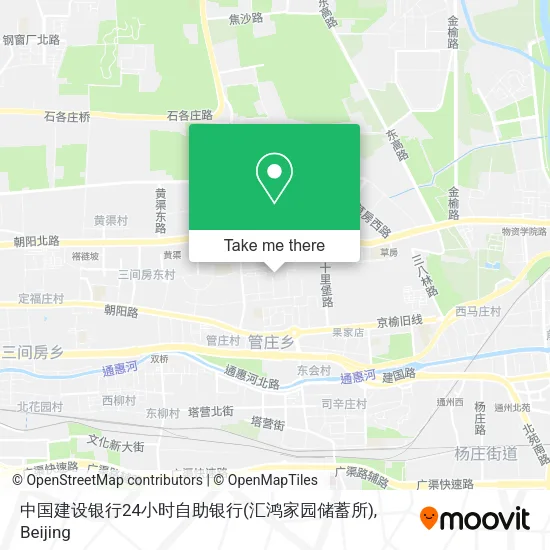 中国建设银行24小时自助银行(汇鸿家园储蓄所) map