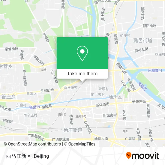 西马庄新区 map