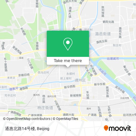 通惠北路14号楼 map