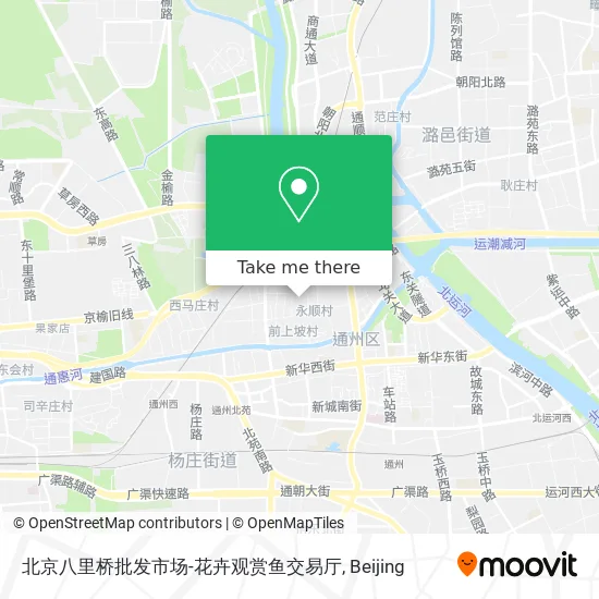 北京八里桥批发市场-花卉观赏鱼交易厅 map