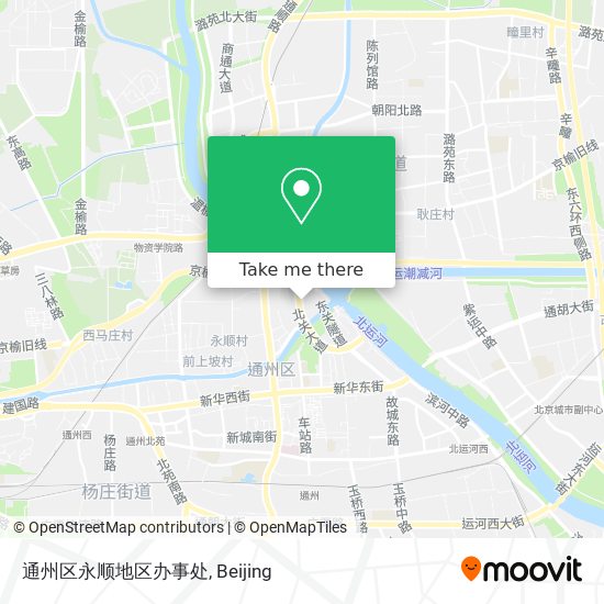 通州区永顺地区办事处 map