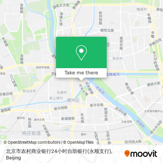 北京市农村商业银行24小时自助银行(永顺支行) map