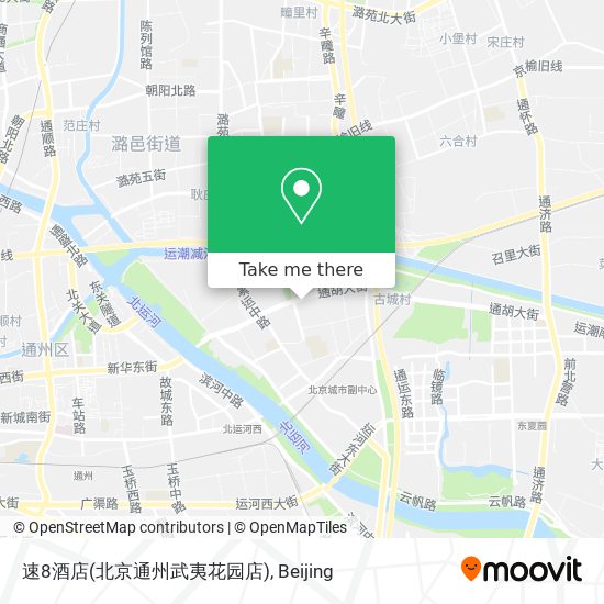 速8酒店(北京通州武夷花园店) map