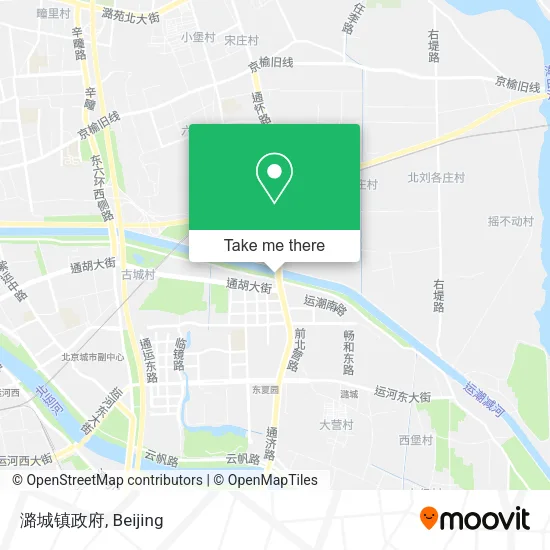 潞城镇政府 map