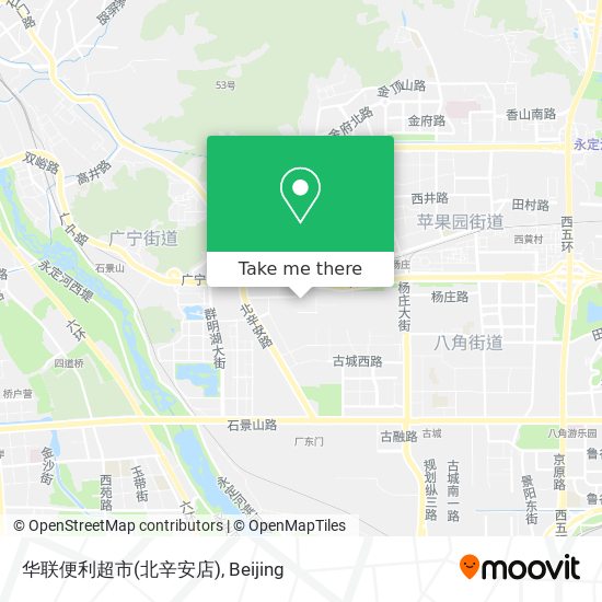 华联便利超市(北辛安店) map