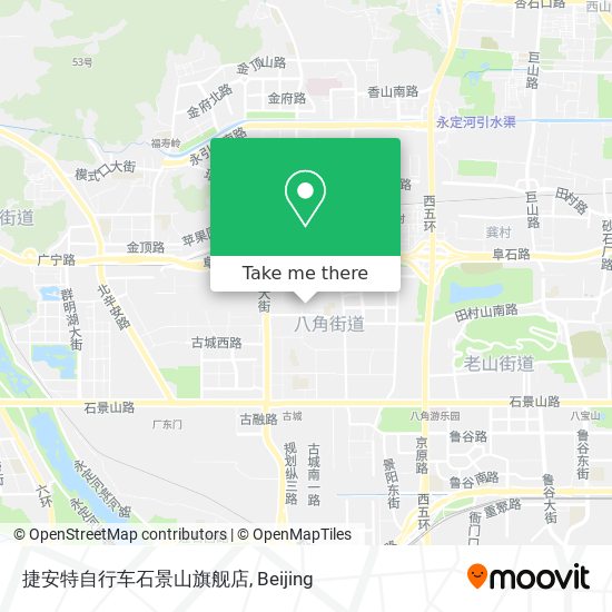 捷安特自行车石景山旗舰店 map