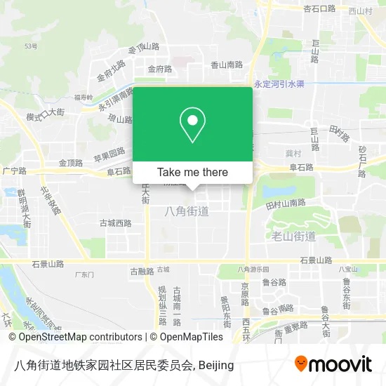 八角街道地铁家园社区居民委员会 map