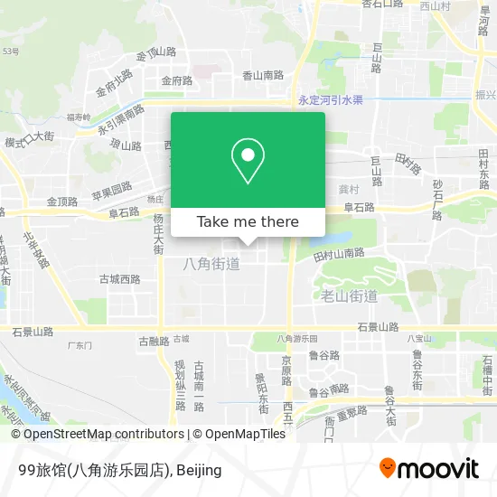 99旅馆(八角游乐园店) map
