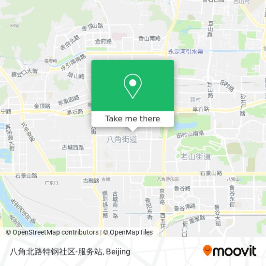 八角北路特钢社区-服务站 map