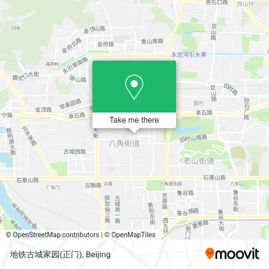 地铁古城家园(正门) map